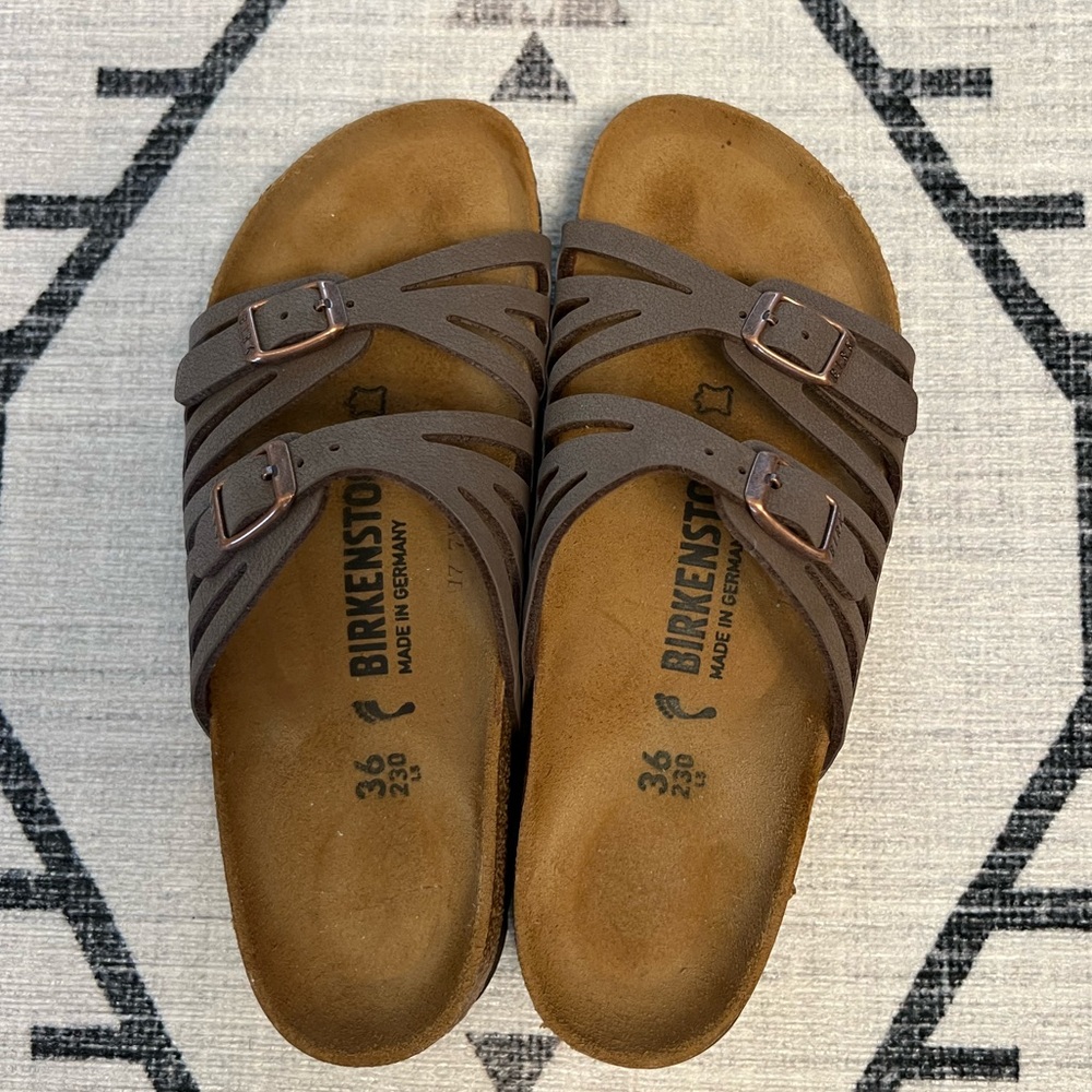 BIRKENSTOCK GRANADA SANDALS size 36 (6 US) worn once!